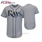 Maglia Baseball Uomo Tampa Bay Rays Grigio 2018 Dia de la Madre Flex Base