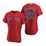 Maglia Baseball Uomo Boston Red Sox J.d. Martinez Autentico Rosso