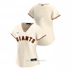 Maglia Baseball Donna San Francisco Giants Replica 2020 Primera Crema