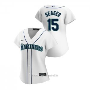 Maglia Baseball Donna Seattle Mariners Kyle Seager 2020 Replica Primera Bianco