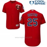 Maglia Baseball Uomo Minnesota Twins Byron Buxton Scarlet Cool Base