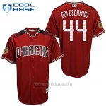 Maglia Baseball Uomo Arizona Diamondbacks 44 Paul Goldschmidt Arizona 2017 Allenamento Primaverile Cool Base