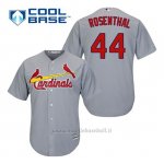 Maglia Baseball Uomo St. Louis Cardinals Trevor Rosenthal 44 Grigio Cool Base