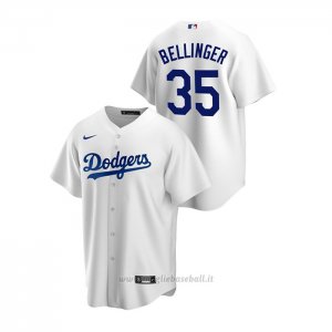 Maglia Baseball Uomo Los Angeles Dodgers Cody Bellinger Replica Primera Bianco