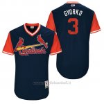 Maglia Baseball Uomo St. Louis Cardinals 2017 Little League World Series Jedd Gyorko Blu
