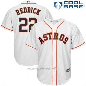 Maglia Baseball Uomo Houston Astros Josh Rossodick Bianco Cool Base