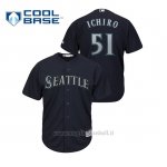 Maglia Baseball Uomo Seattle Mariners Ichiro Suzuki Cool Base Majestic Blu