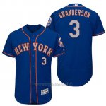 Maglia Baseball Uomo New York Mets Curtis Granderson Grigio 2017 Alterner