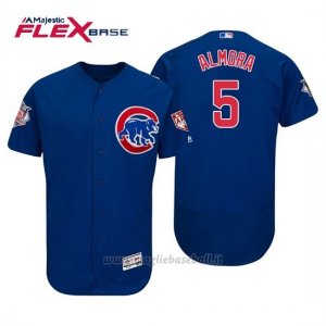 Maglia Baseball Uomo Chicago Cubs Albert Almora Jr Flex Base Entrenamiento De Primavera 2019 Blu