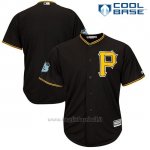 Maglia Baseball Uomo Pittsburgh Pirates Nero 2017 Allenamento Primaverile Cool Base