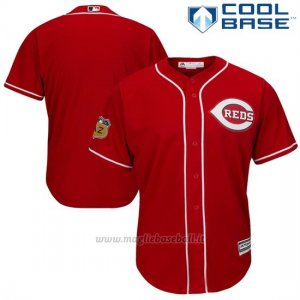 Maglia Baseball Uomo Cincinnati Reds 2017 Allenamento Primaverile Cool Base