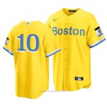 Maglia Baseball Uomo Boston Red Sox Hunter Renfroe 2021 City Connect Replica Or