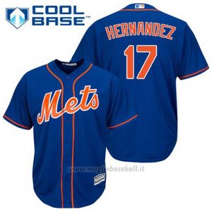 Maglia Baseball Uomo New York Mets Keith Hernandez 17 Blu Alterner 1ªCool Base