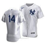 Maglia Baseball Uomo New York Yankees Tyler Wade Autentico Primera Bianco