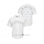 Maglia Baseball Uomo Houston Astros Josh Reddick 2019 Players Weekend Mr. Irrelevant Replica Bianco