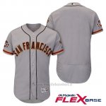 Maglia Baseball Uomo San Francisco Giants Grigio On Field 60th Season Flex Base