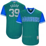 Maglia Baseball Uomo Seattle Mariners 2017 Little League World Series Edwin Diaz Aqua