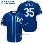 Maglia Baseball Uomo Kansas City Royals Eric Hosmer 35 2017 Allenamento Primaverile Cool Base Giocatore