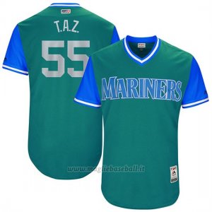 Maglia Baseball Uomo Seattle Mariners 2017 Little League World Series Tony Zych Aqua