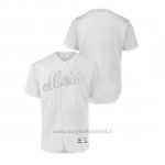 Maglia Baseball Uomo New Y Ork Mets 2019 Players Weekend Bianco Autentico