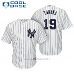 Maglia Baseball Uomo New York Yankees 2017 Estrellas y Rayas Masahiro Tanaka Bianco Cool Base
