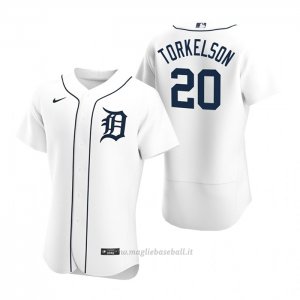 Maglia Baseball Uomo Detroit Tigers Spencer Torkelson Autentico Primera Bianco