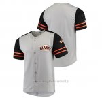 Maglia Baseball Uomo San Francisco Giants Button-down Stitches Autentico Grigio