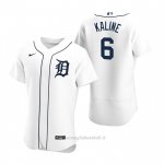 Maglia Baseball Uomo Detroit Tigers AL Kaline Autentico 2020 Primera Bianco