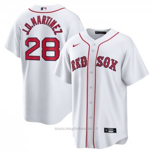 Maglia Baseball Uomo Boston Red Sox J.d. Martinez Primera Replica Bianco