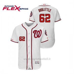 Maglia Baseball Uomo Washington Nationals Sean Doolittle 150th Aniversario Patch Flex Base Bianco