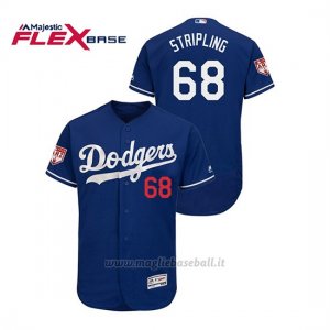 Maglia Baseball Uomo Los Angeles Dodgers Ross Stripling 2019 Entrenamiento De Primavera Flex Base Blu