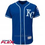 Maglia Baseball Uomo Kansas City Royals Blank Blu Flex Base Autentico Collezione