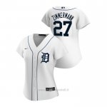 Maglia Baseball Donna Detroit Tigers Jordan Zimmermann 2020 Replica Primera Bianco
