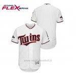 Maglia Baseball Uomo Minnesota Twins 2019 Postseason Flex Base Bianco