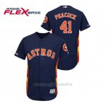 Maglia Baseball Uomo Houston Astros Brad Peacock 150th Aniversario Patch Flex Base Blu