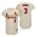 Maglia Baseball Uomo St. Louis Cardinals Jedd Gyorko Crema 1967 Turn Back The Clock Autentico