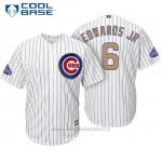 Maglia Baseball Uomo Chicago Cubs 6 Carl Edwards Jr. Bianco Or Program Cool Base