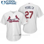 Maglia Baseball Uomo St. Louis Cardinals 2017 Estrellas y Rayas Jhonny Peralta Bianco Cool Base