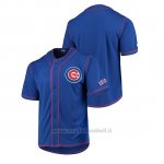 Maglia Baseball Uomo Chicago Cubs Button-down Stitches Team Color Blu