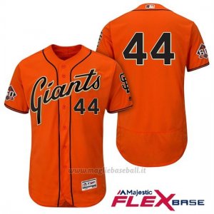 Maglia Baseball Uomo San Francisco Giants Jake Peavy Arancione Alterner 60th Season Flex Base