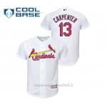 Maglia Baseball Bambino St. Louis Cardinals 13 Matt Carpenter Cool Base Majestic Primera Replica Bianco