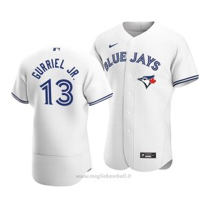 Maglia Baseball Uomo Toronto Blue Jays Lourdes Gurriel Jr. Autentico Primera Bianco