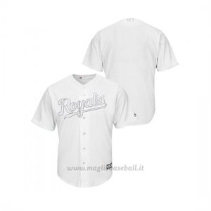 Maglia Baseball Uomo Kansas City Royals 2019 Players Weekend Replica Bianco