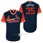 Maglia Baseball Uomo St. Louis Cardinals 2017 Little League World Series Greg Garcia Blu