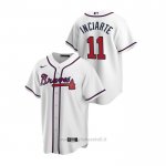 Maglia Baseball Uomo Atlanta Braves Ender Inciarte 2020 Replica Primera Bianco