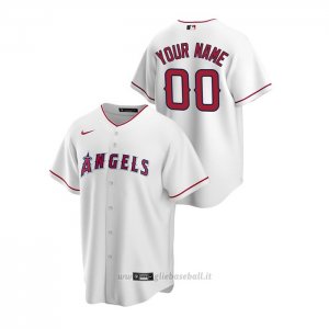 Maglia Baseball Uomo Los Angeles Angels Personalizzate Replica Primera Bianco