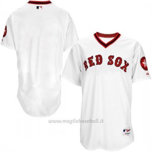 Maglia Baseball Uomo Boston Red Sox Turn Back The Clock Bianco