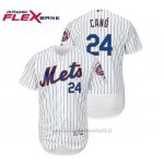 Maglia Baseball Uomo New York Mets Robinson Cano Flex Base Autentico Collezione 1ªBlanco