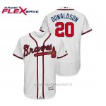 Maglia Baseball Uomo Atlanta Braves Josh Donaldson Flex Base Autentico Collezione 1ªBlanco