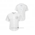 Maglia Baseball Uomo Chicago Cubs Vict Or Caratini 2019 Players Weekend Vic Replica Bianco